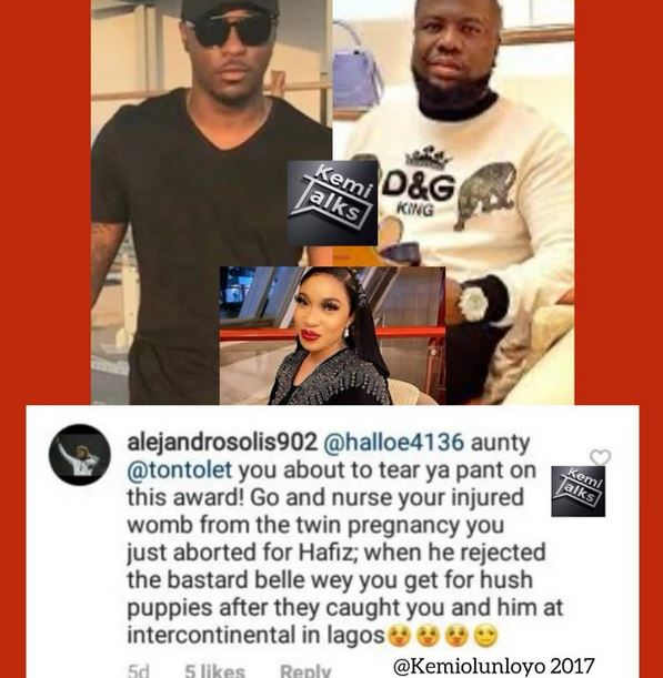How Tonto Dikeh Damaged Her Womb After Aborting Twins For Hushpuppi – Kemi Olunloyo 3 How Tonto Dikeh Damaged Her Womb After Aborting Twins For Hushpuppi – Kemi Olunloyo
