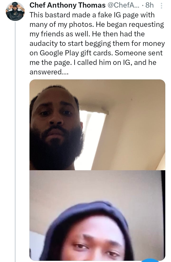 Uti Nwachukwu Reacts As American Chef Accuses Him Of Impersonation And Fraud [Video]