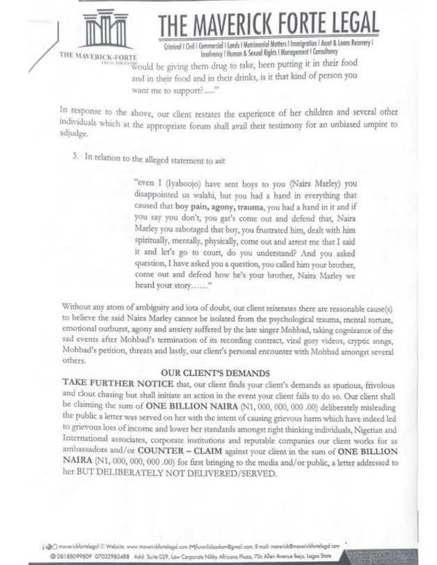 Iyabo Ojo Reacts To Naira Marley's N500 Million Lawsuit, Countersues Him For N1 Billion