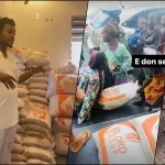 BLord Gives Out 1200 Bags Of Rice And 4 Cows To His Village People For Christmas [Video]