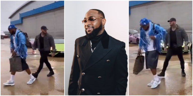 Davido Raises Eyebrows As He Hires New Bodyguard [Video]