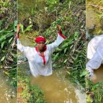 After Church, Blessing CEO Visits Goddess Of 7 Rivers With Her Sacrifice [Video]