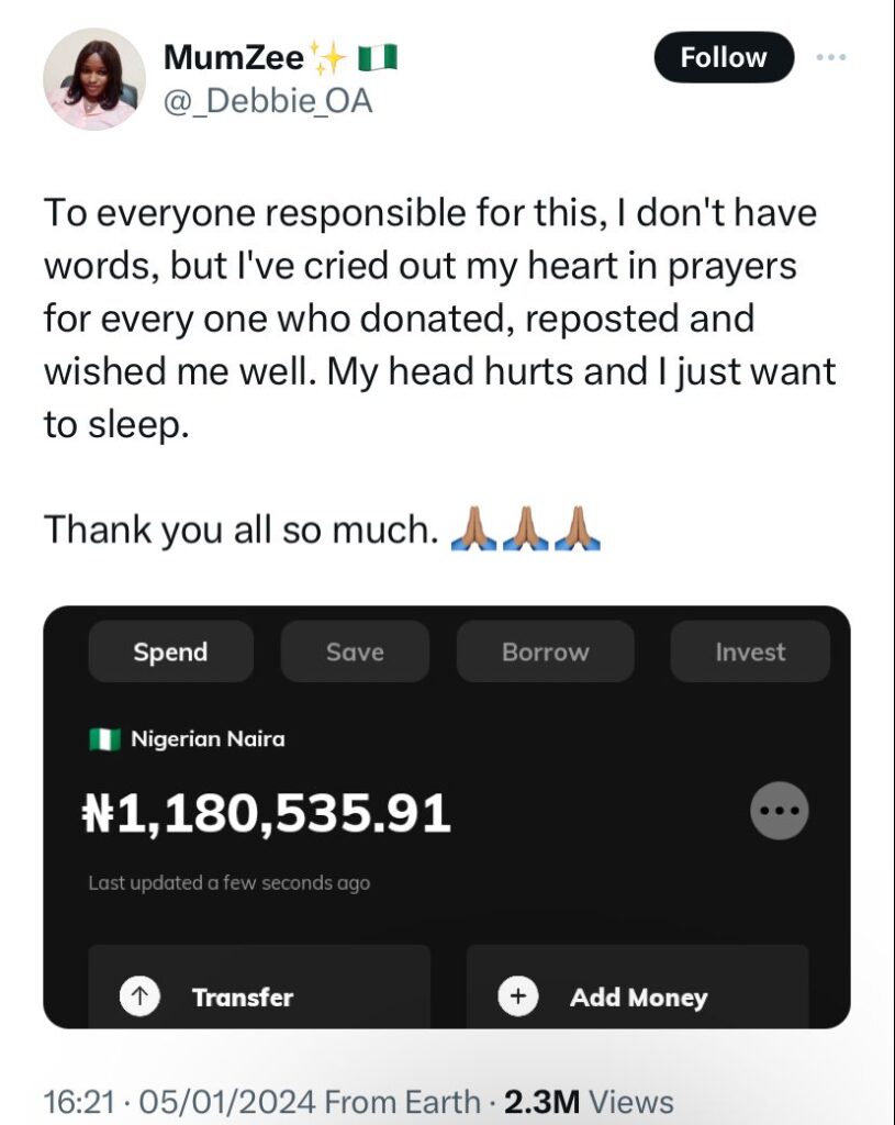 Lady Who Wakes Up By 4:30am To Cook For Her Husband, Receives Over N2 Million From Nigerian Men