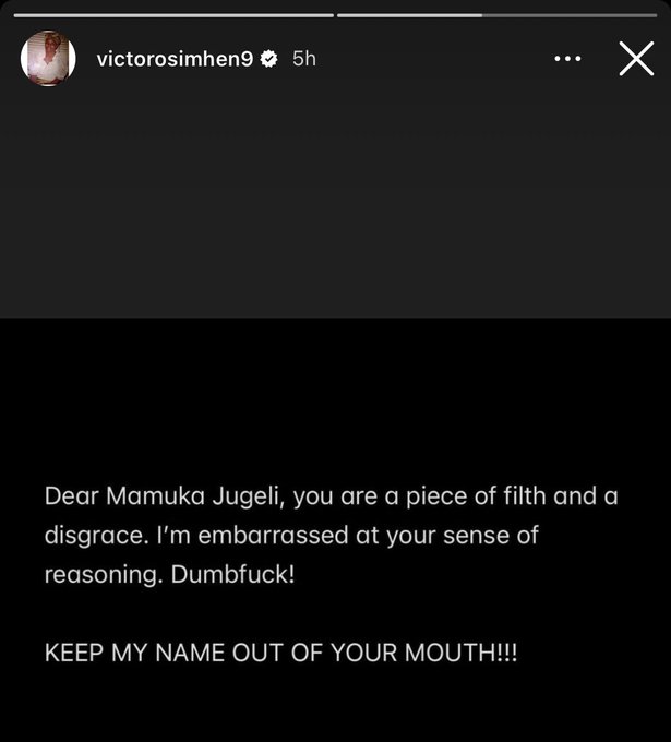 "Dumb F*ck, Keep My Name Out Of Your Mouth" – Osimhen Slams Kvaratskhelia’s Agent