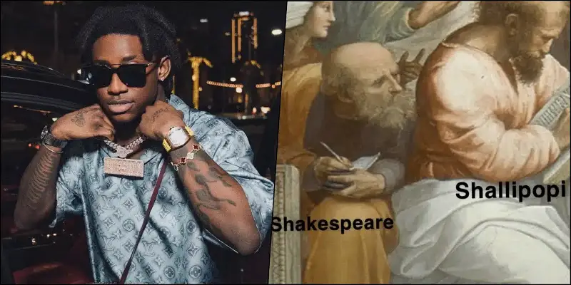 "I’m The Greatest Philosopher Of Our Time" – Shallipopi Compares Himself To Shakespeare