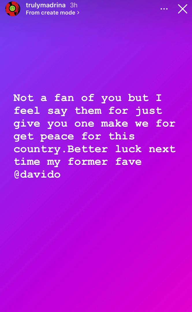 They Should Have Given Davido One Grammy Award For The Sake Of Peace In Nigeria - Cynthia Morgan 6 They Should Have Given Davido One Grammy Award For The Sake Of Peace In Nigeria - Cynthia Morgan