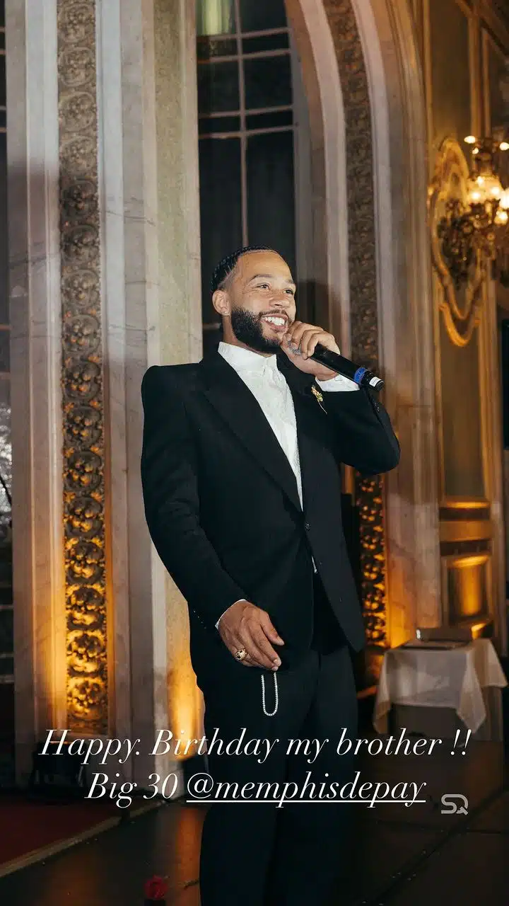 "I Always Give, I Never Receive" – Davido Reacts As Memphis Depay Gifts Him A Rolex Watch