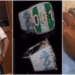 Davido Spends $20k On Customized "001" Diamond Ring [Video]