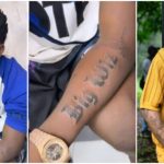 Money Gee Tattoos "Big Wiz" On His Hand Weeks After Wizkid Gifted Him N20m [Video]