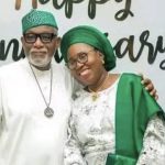 "They’re Angry You Love Your Igbo Wife" — Rotimi Akeredolu's Wife, Betty Slam Critics During His Burial