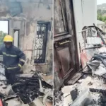 Fire Guts FCT Minister’s residence 3
