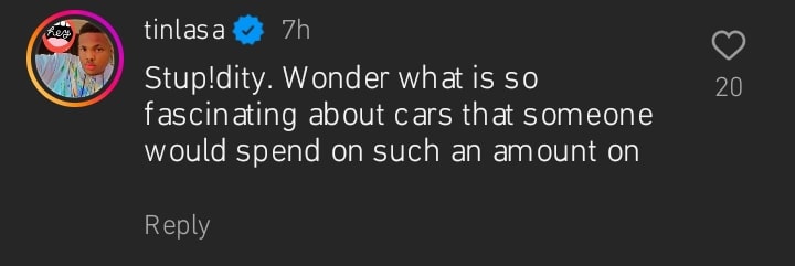 “This Is Stupidity” - Man Slams Comedian Sir Balo For Spending N300million On A New Car 3 “This Is Stupidity” - Man Slams Comedian Sir Balo For Spending N300million On A New Car