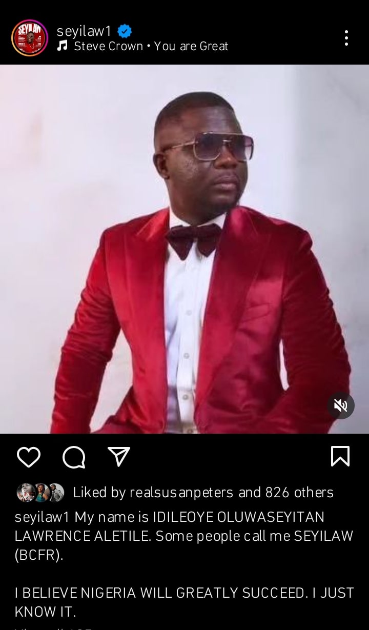 “I Believe Nigeria Will Greatly Succeed” - Seyi Law