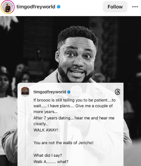 "Dump Any Man Who Asks You To Wait For Him After 7 Years Of Dating" - Tim Godfrey Advises Ladies