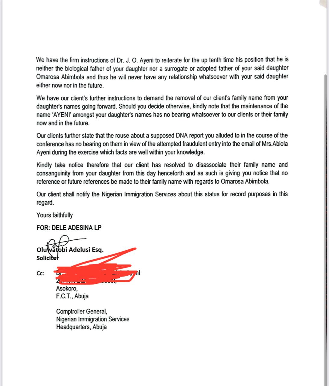"Stay Away From Me” - Tunde Ayeni Files Cease And Desist Injunction Against Ex-Girlfriend, Adaobi Alagwu 12 "Stay Away From Me” - Tunde Ayeni Files Cease And Desist Injunction Against Ex-Girlfriend, Adaobi Alagwu