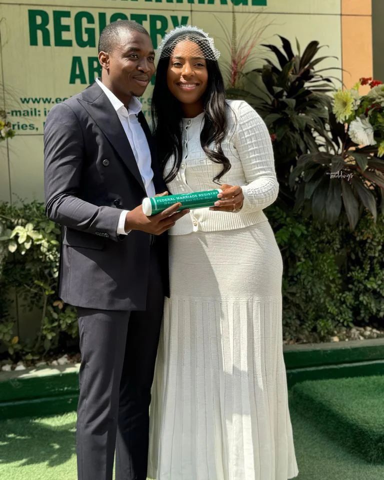 Theophilus Sunday Legally Ties The Knot With Ashlee White [Photos]