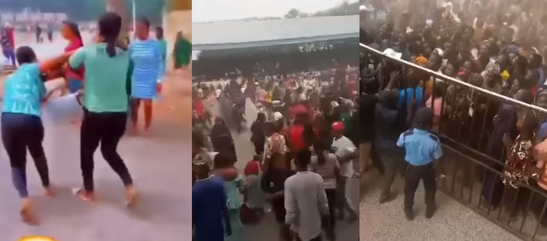 Two Nasarawa University Students Dies In Stampede For Government Palliative [Photos/Video]