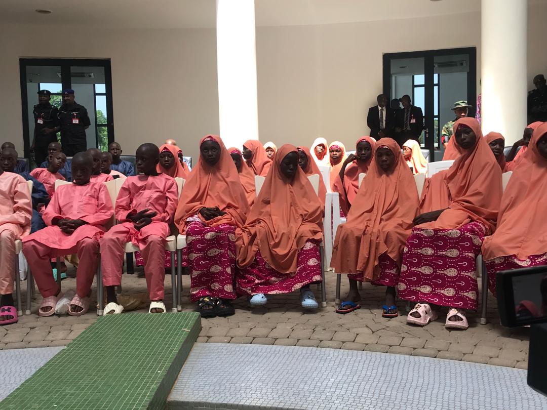 137 Freed Kuriga Schoolchildren Arrive Kaduna Government House [Photos] 10