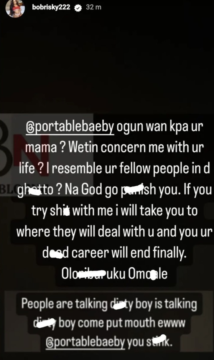 Bobrisky Reacts As Portable Slams Him For Winning 'Best-Dressed Female' Award 6 Bobrisky Reacts As Portable Slams Him For Winning 'Best-Dressed Female' Award
