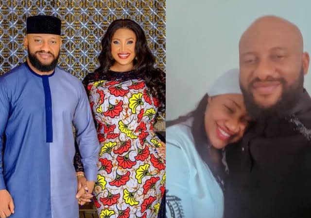 Yul Edochie Takes His Second Wife, Judy Austin To His Village In Anambra