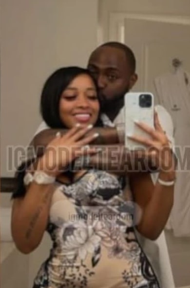 US Model, Bonita Maria Shares Loved-Up Photo With Davido As He Tearfully Pleads On His Knees [Video]