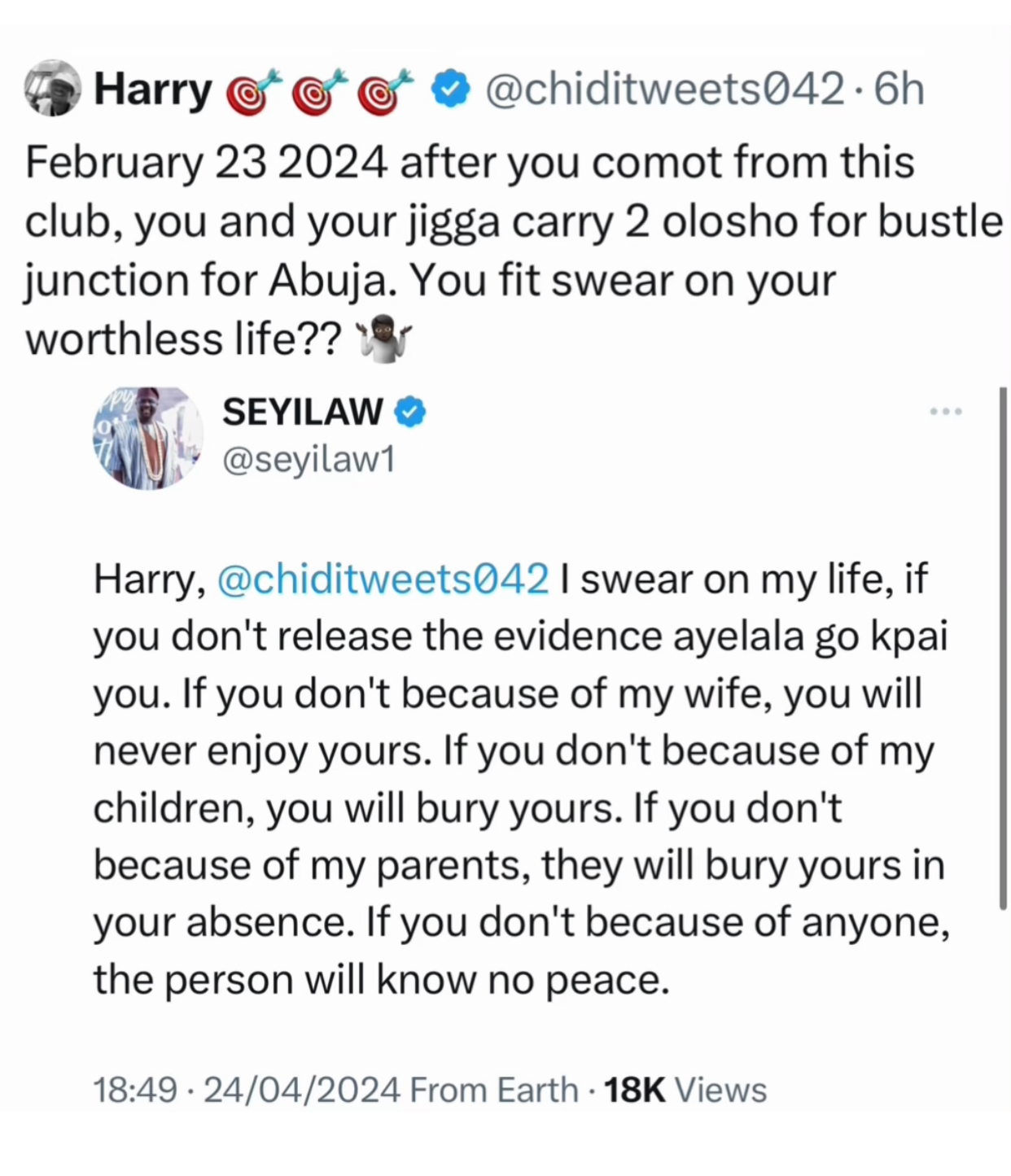 "You'll Bury Your Children" - Seyi Law Curse Man Who Accused Him Of Leaving Club With Prostitutes