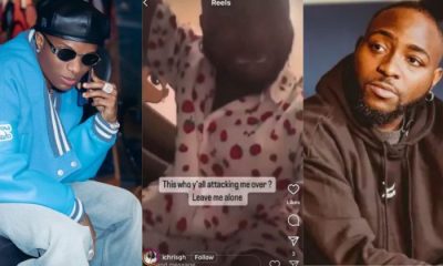 Wizkid Trolls Davido With Video Of Him Crying And Begging On His Knees