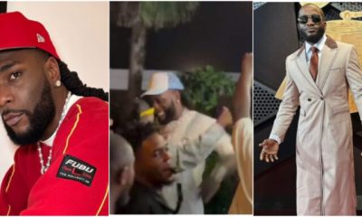 Watch The Moment Burna Boy Surprised DJ Obi With $10,000 Cash Gift On His Birthday [Video]
