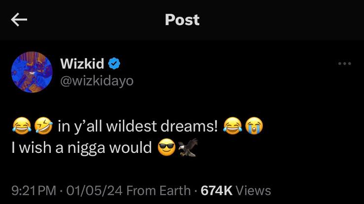 Wizkid Reacts To Claim That Davido Slapped Him During Dubai Concert  [Video]