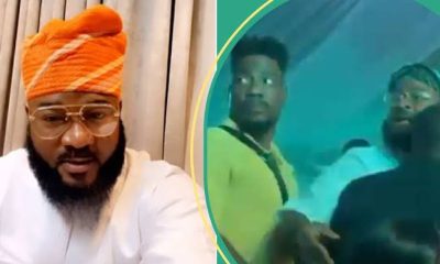 Sam Larry Reacts As Man Confronts Him Over Mohbad’s Death At Night Club [Video]