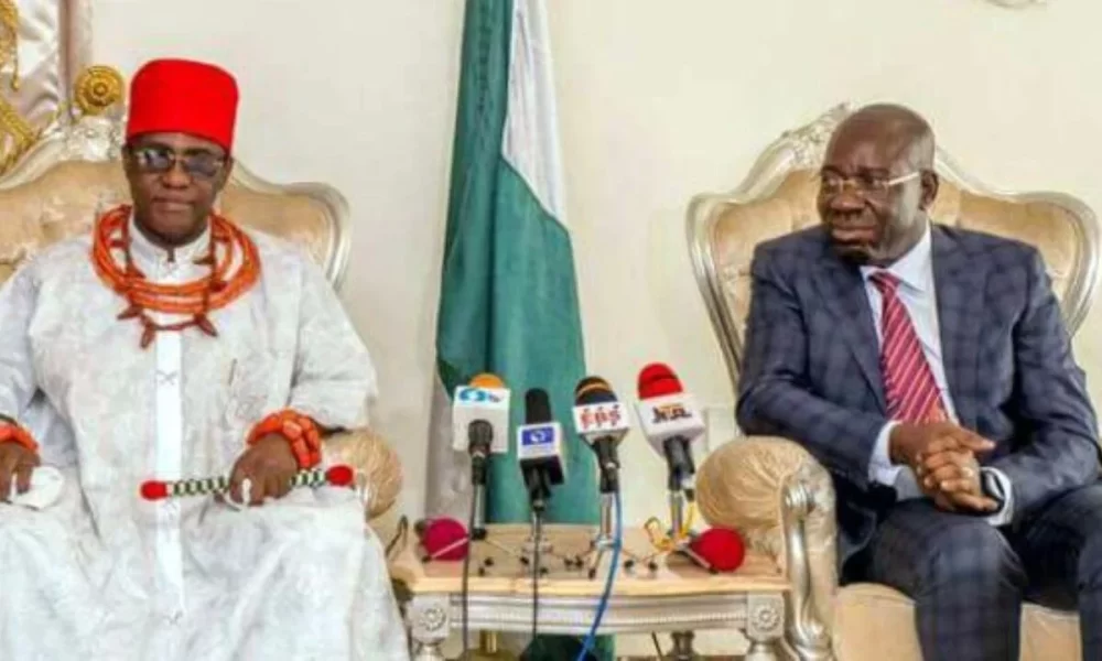 Edo Governor, Godwin Obaseki Denies Dragging Oba Of Benin To Court