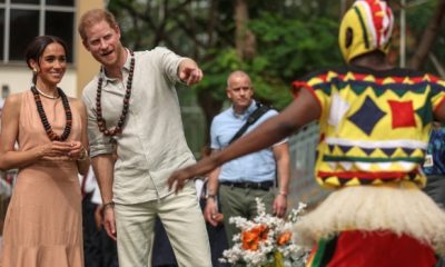 Prince Harry And Meghan Markle Arrive Nigeria To Promote His Invictus Games [Photos]
