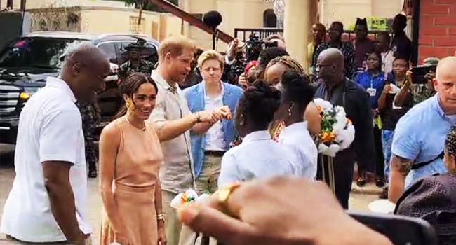 Prince Harry And Meghan Markle Arrive Nigeria To Promote His Invictus Games [Photos]