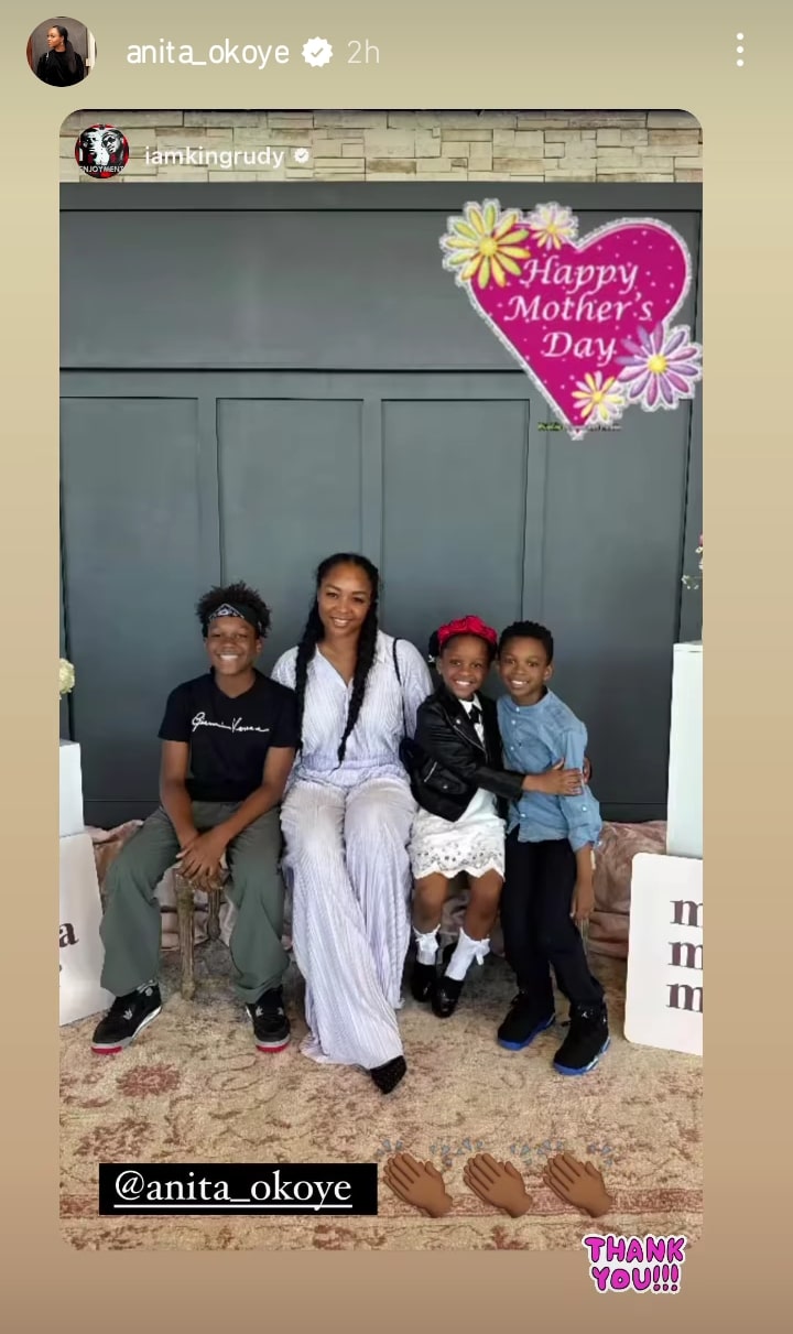 Anita Okoye Reacts As Ex-Husband, Paul Okoye Celebrates Her On Mother’s Day 2 Anita Okoye Reacts As Ex-Husband, Paul Okoye Celebrates Her On Mother’s Day