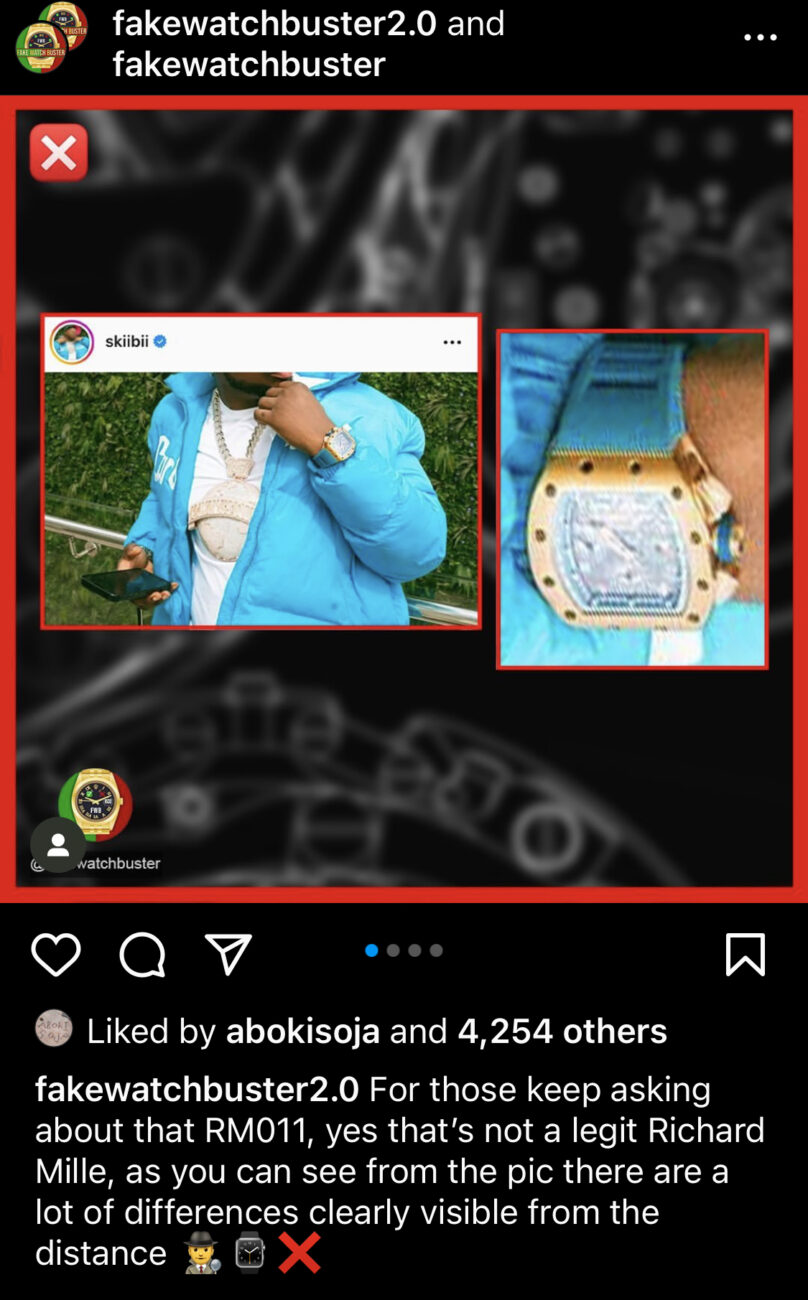 Dorcas Fapson Mocks Skiibii After He Was Exposed For Wearing Fake Richard Mille Wristwatch