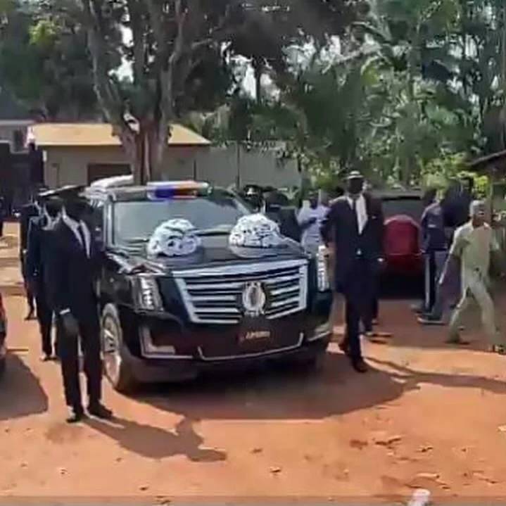 Photos And Video From Junior Pope's Burial In Enugu 