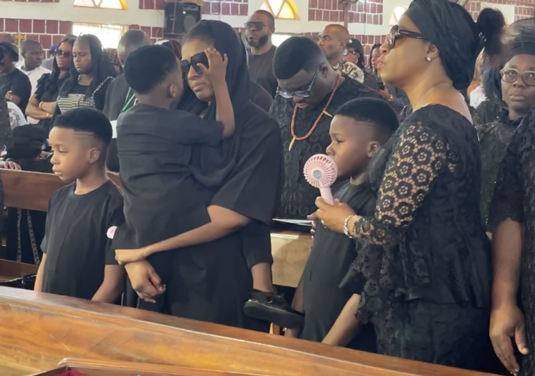 Photos And Video From Junior Pope's Burial In Enugu 