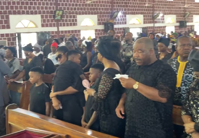 Photos And Video From Junior Pope's Burial In Enugu 