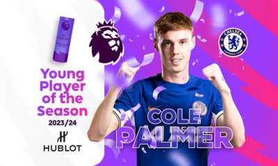 Chelsea star, Cole Palmer Wins Premier League Young Player of the Season Award