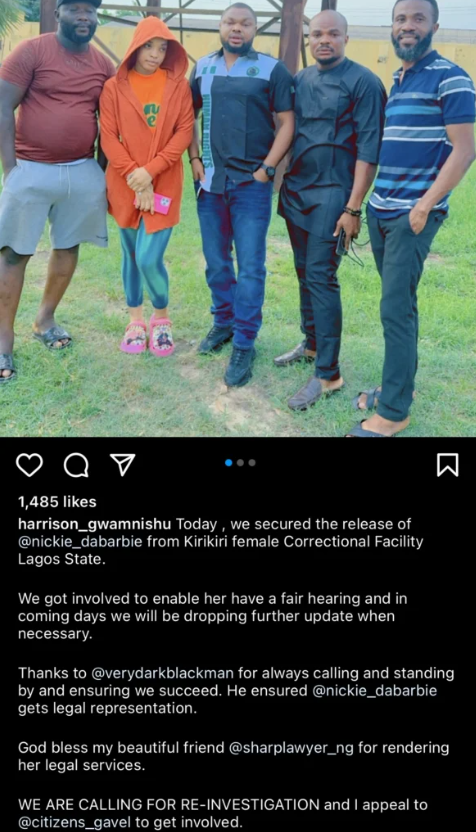 Nicki DaBarbie Regains Her Freedom After 2 Weeks In Jail