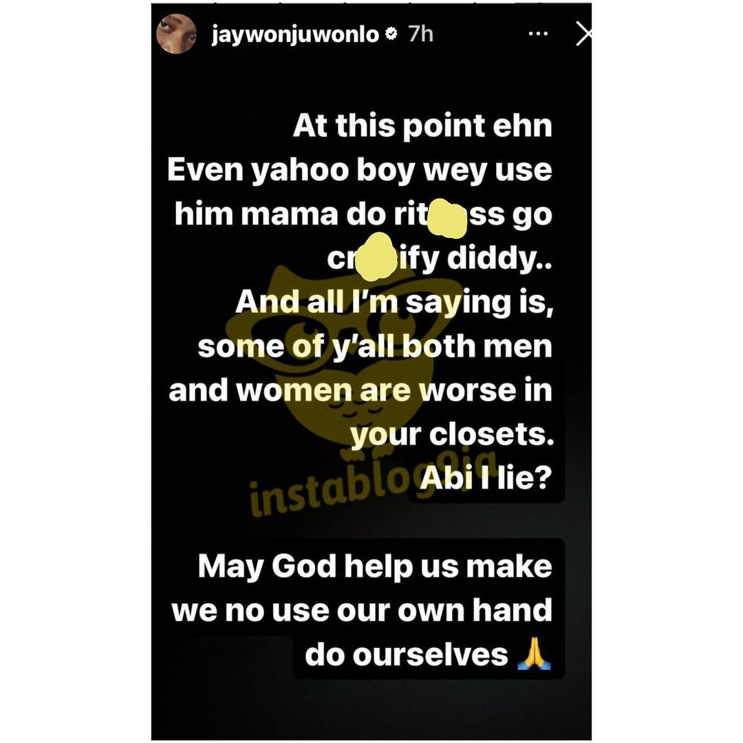 Jaywon Slams People Who Are 'Judging' Diddy For Assaulting His Ex-Girlfriend Cassie