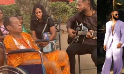 Flavour N'abania Loses His Father, Benjamin Okoli [Video]