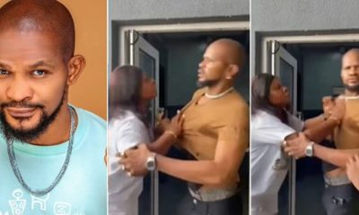 Woman Confronts Uche Maduagwu, Accuses Him Of Impregnating Her Sister And Avoiding Responsibility [Video]