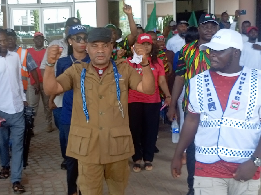 NLC Strike: Labour Shuts Down National Assembly, Federal Secretariat [Photos]