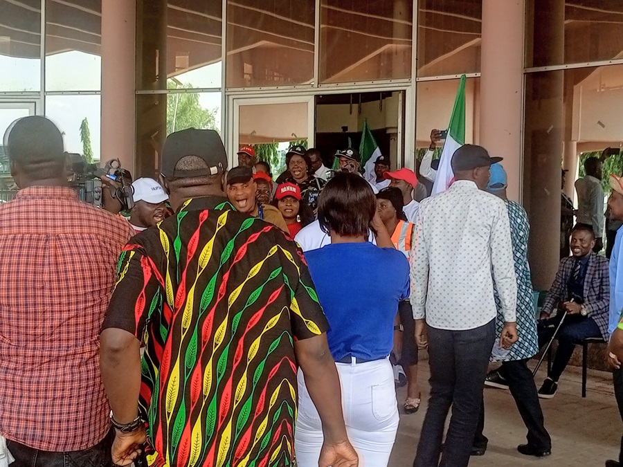 NLC Strike: Labour Shuts Down National Assembly, Federal Secretariat [Photos]