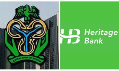 CBN Revokes Licence Of Heritage Bank With Immediate Effect, Gives Reasons