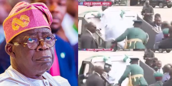 Presidency Reacts As Tinubu Falls During Democracy Day Celebration [Video]