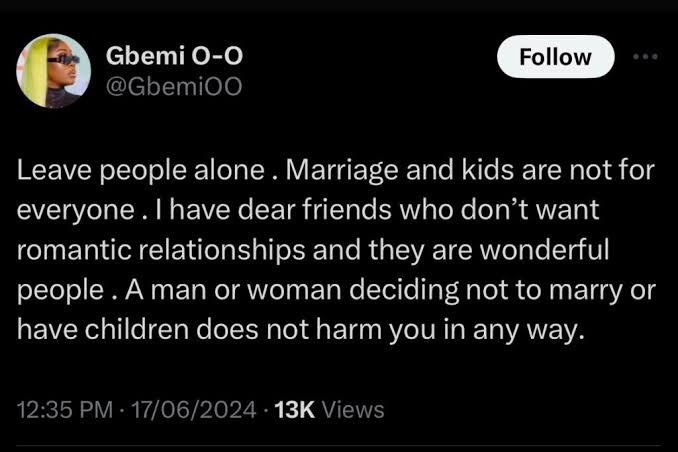 There's Nothing Selfish About Not Wanting To Get Married Or Have Children – Ibrahim Suleiman