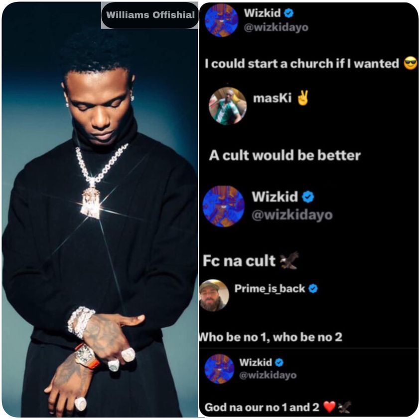 "I Could Start A Church If I Wanted, FC Na Cult" - Wizkid