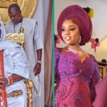 Chivido2024: Ooni Of Ife Arrives Davido And Chioma's Traditional Wedding Venue [Video]